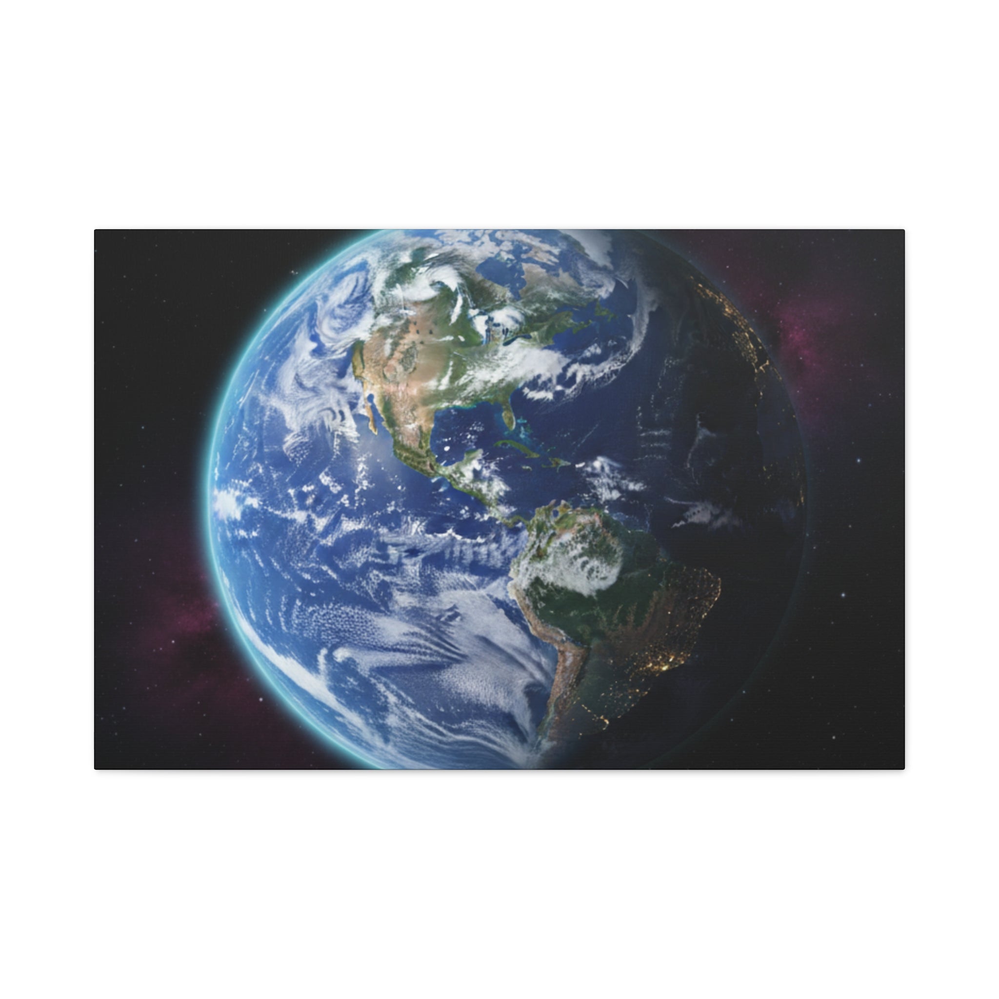 Stunning Earth From Space Wall Art