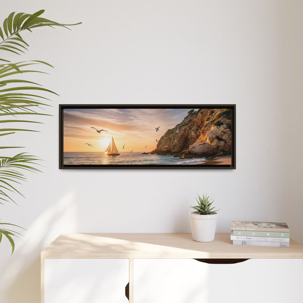 Sunset Sail Beach Landscape - Stunning Image!