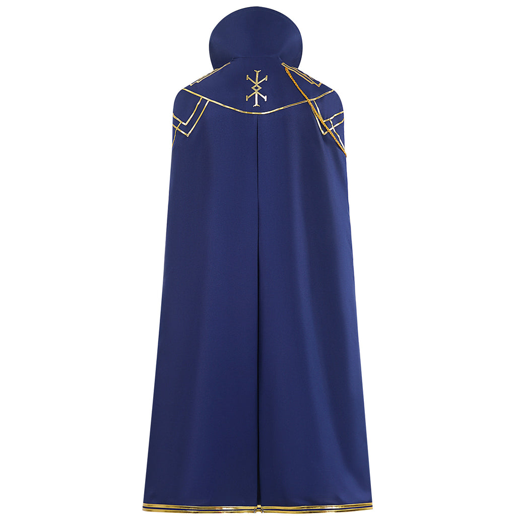 Battlefield Cosplay Caitlyn Blue Cloak Costume Women's Halloween Costume