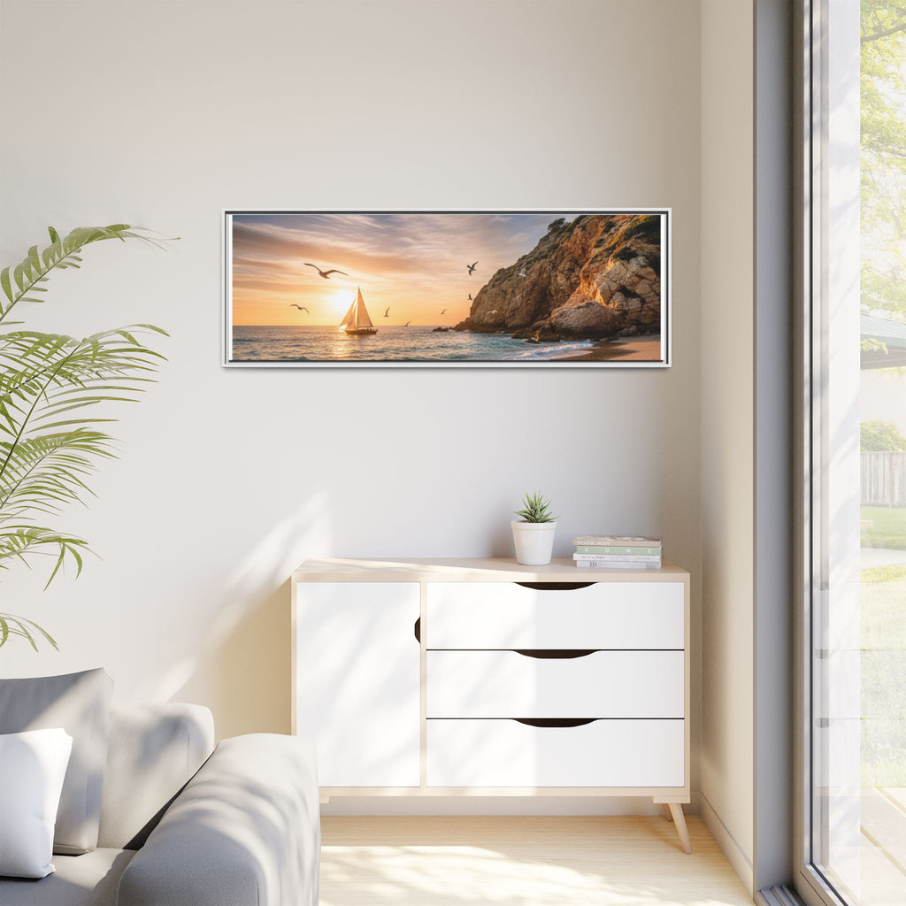 Sunset Sail Beach Landscape - Stunning Image!