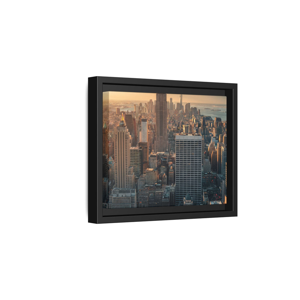 New York City Skyline at Sunset - Framed Art