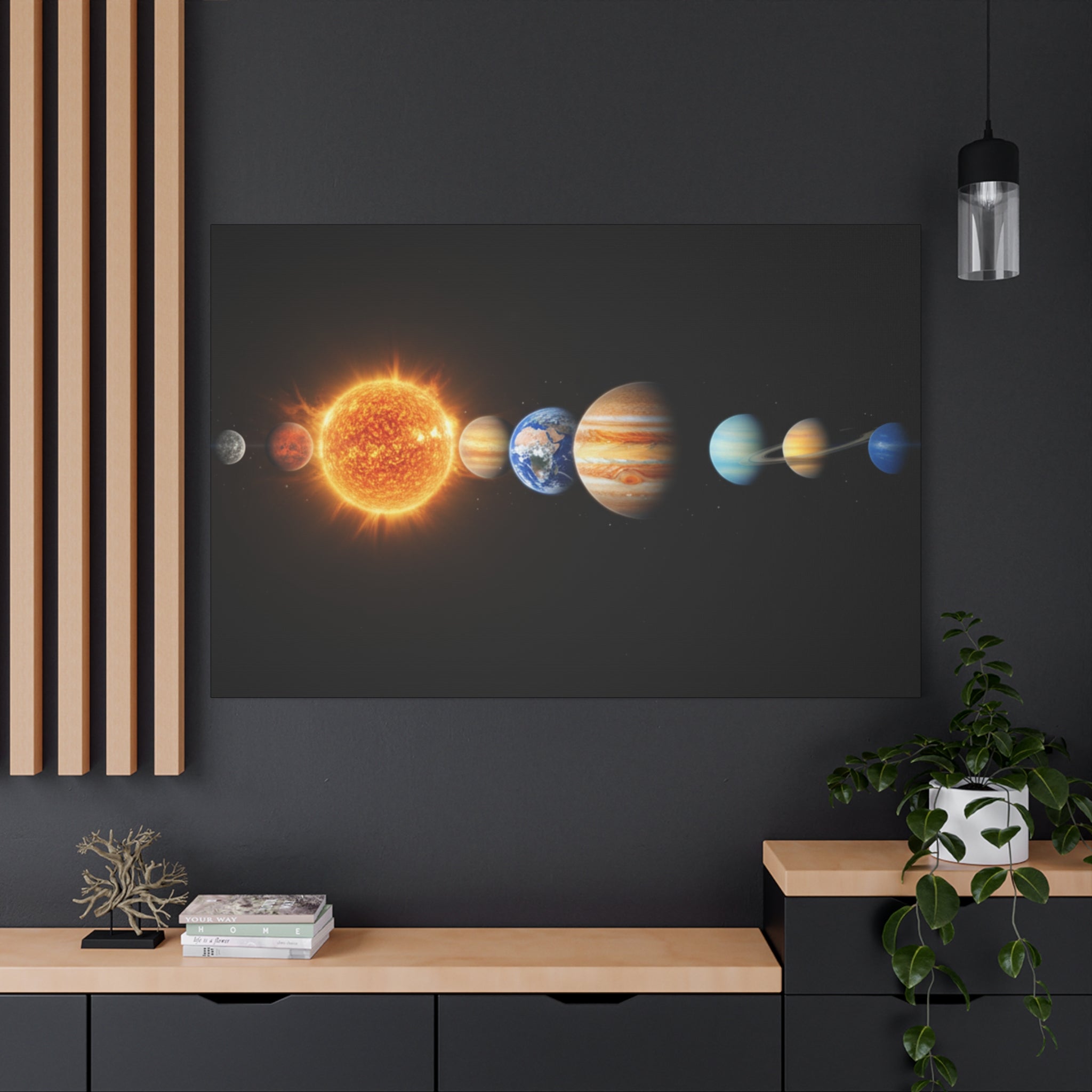 Solar System Stunning Canvas Print — Jaw-Dropping Space Wall Art