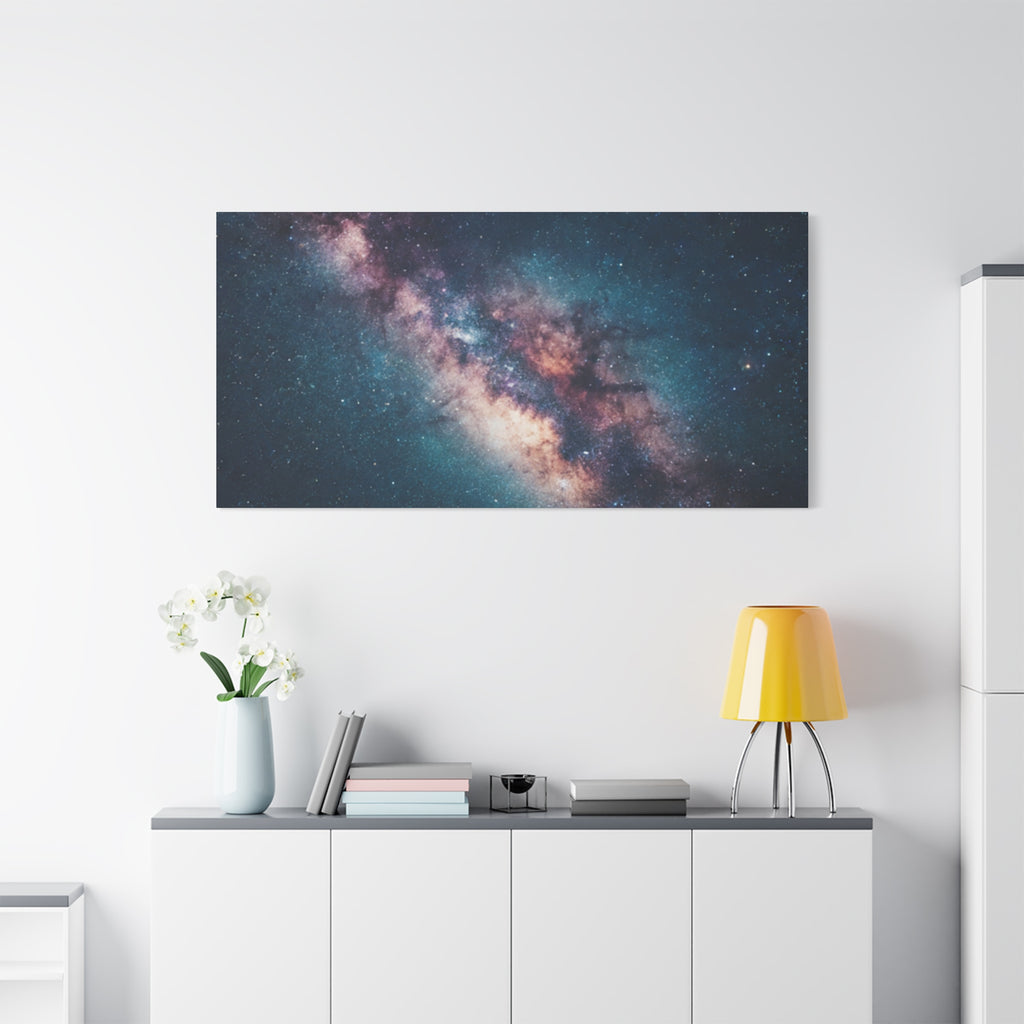 Milky Way Galaxy Canvas Wall Art — Stretched Space Photography Print