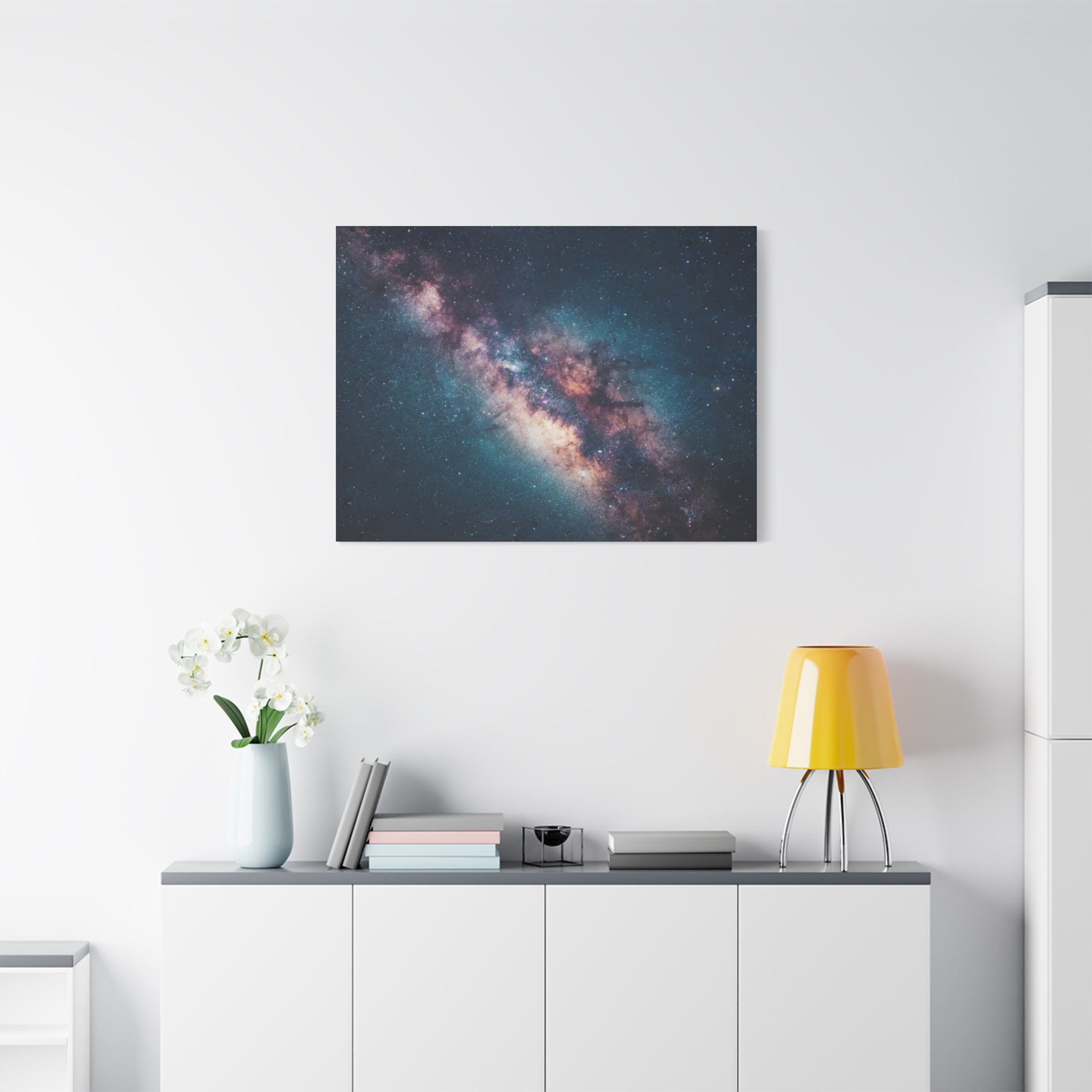 Milky Way Galaxy Canvas Wall Art — Stretched Space Photography Print