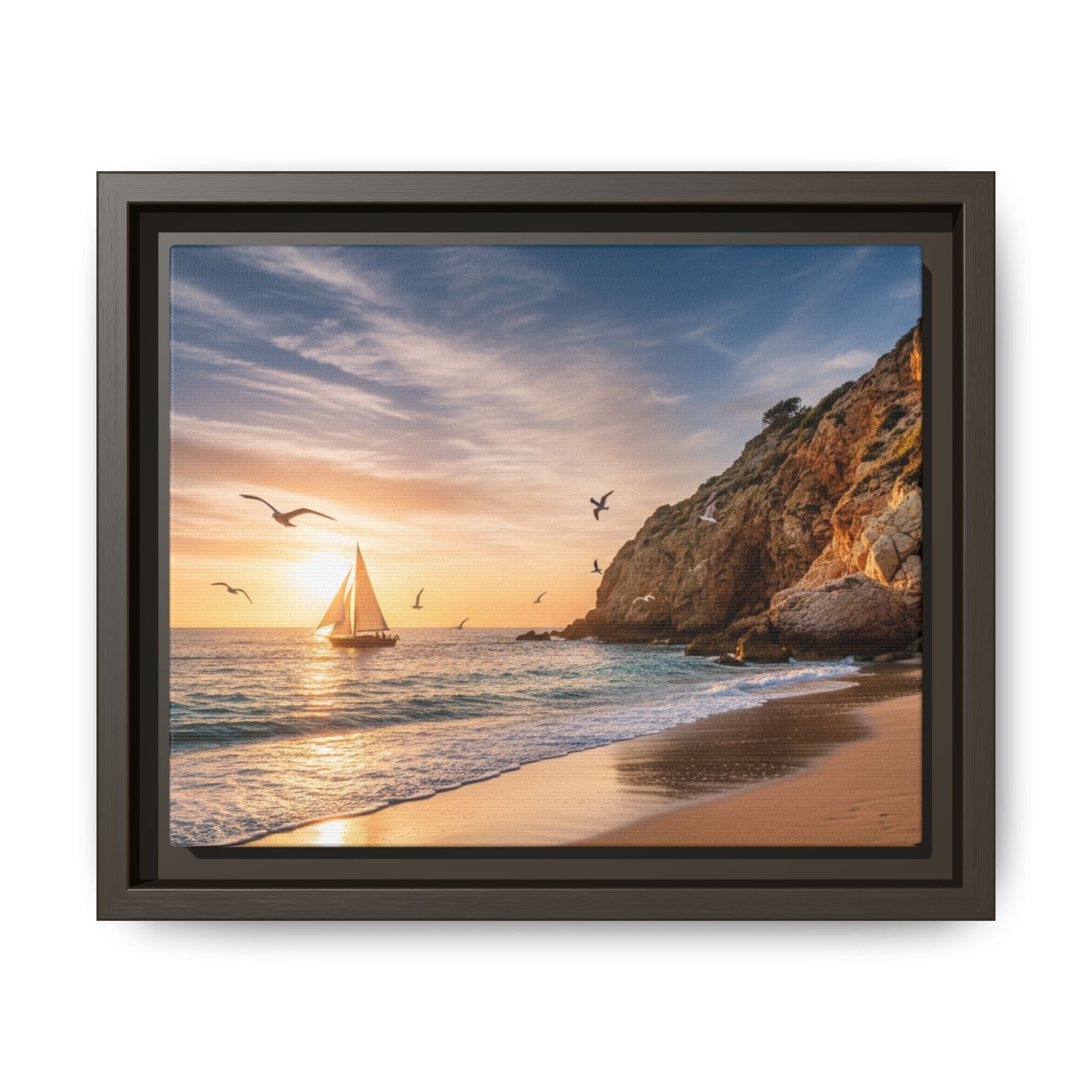Sunset Sail Beach Landscape - Stunning Image!