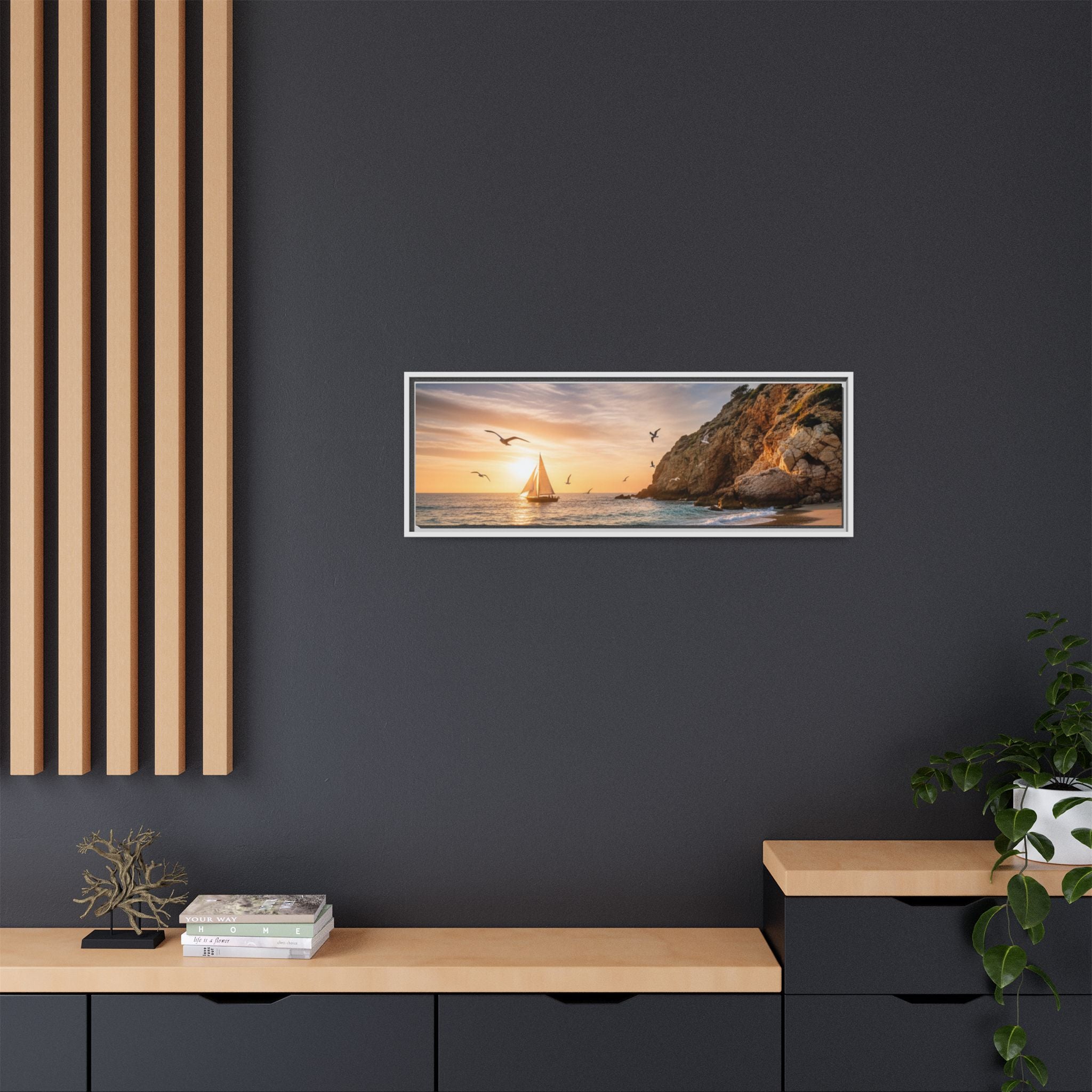 Sunset Sail Beach Landscape - Stunning Image!