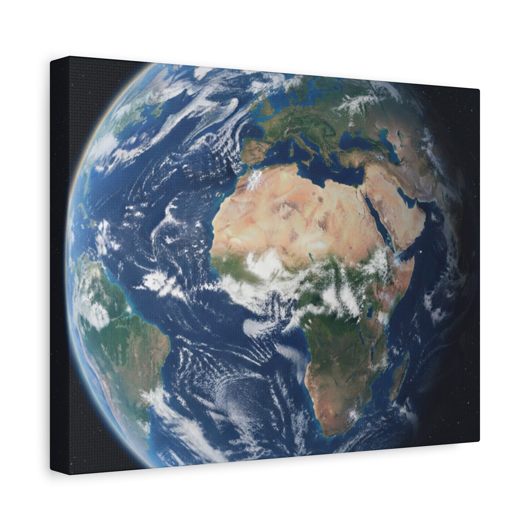 Earth from Space Stunning Image — Planet Globe Wall Art, Africa View