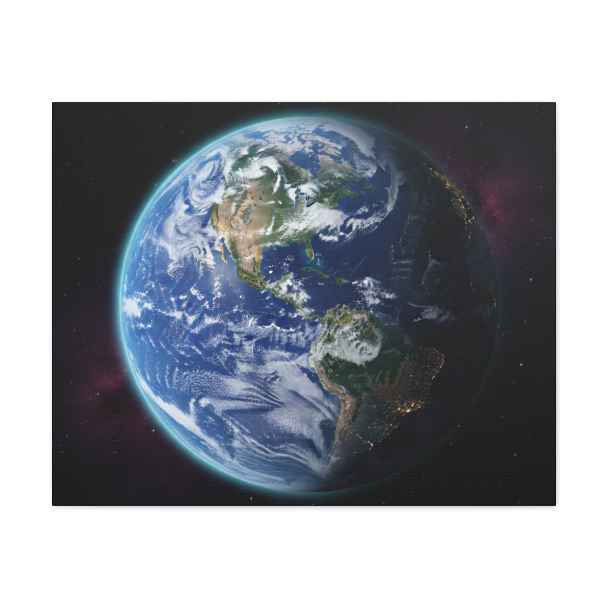 Stunning Earth From Space Wall Art