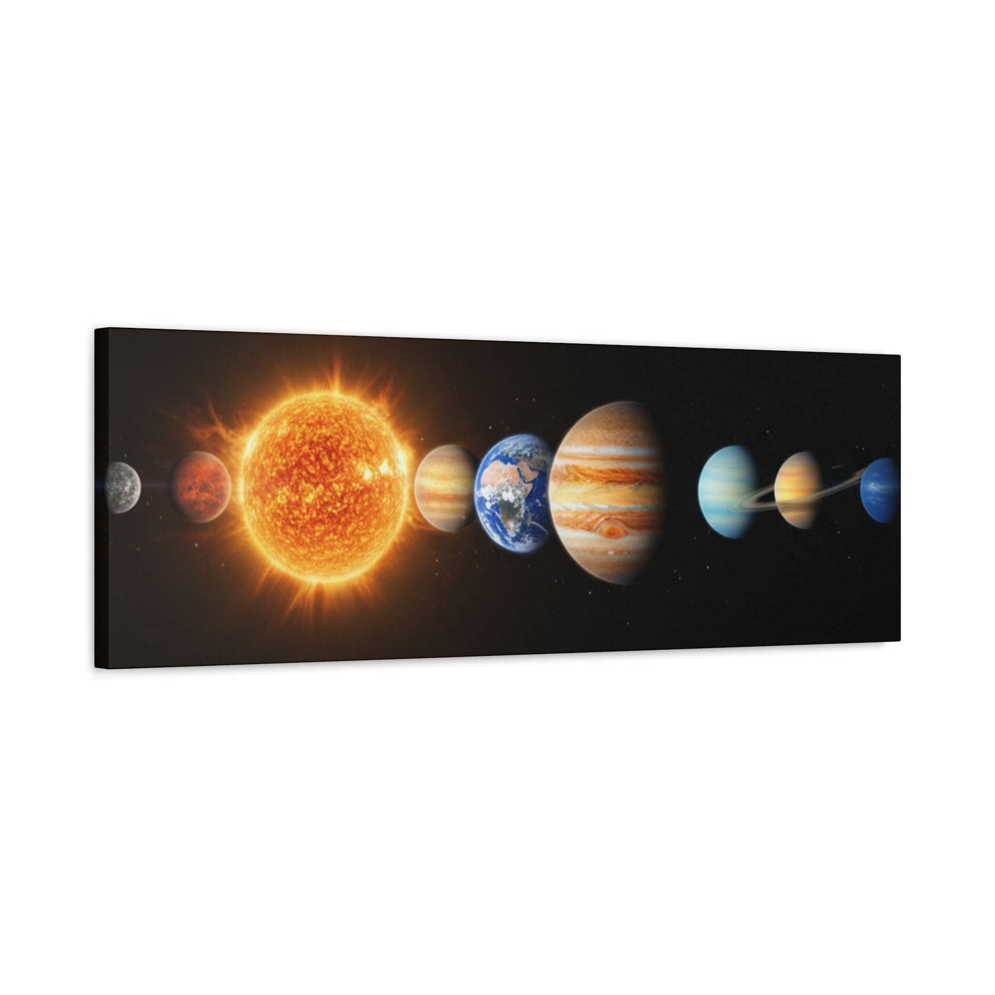 Solar System Stunning Canvas Print — Jaw-Dropping Space Wall Art