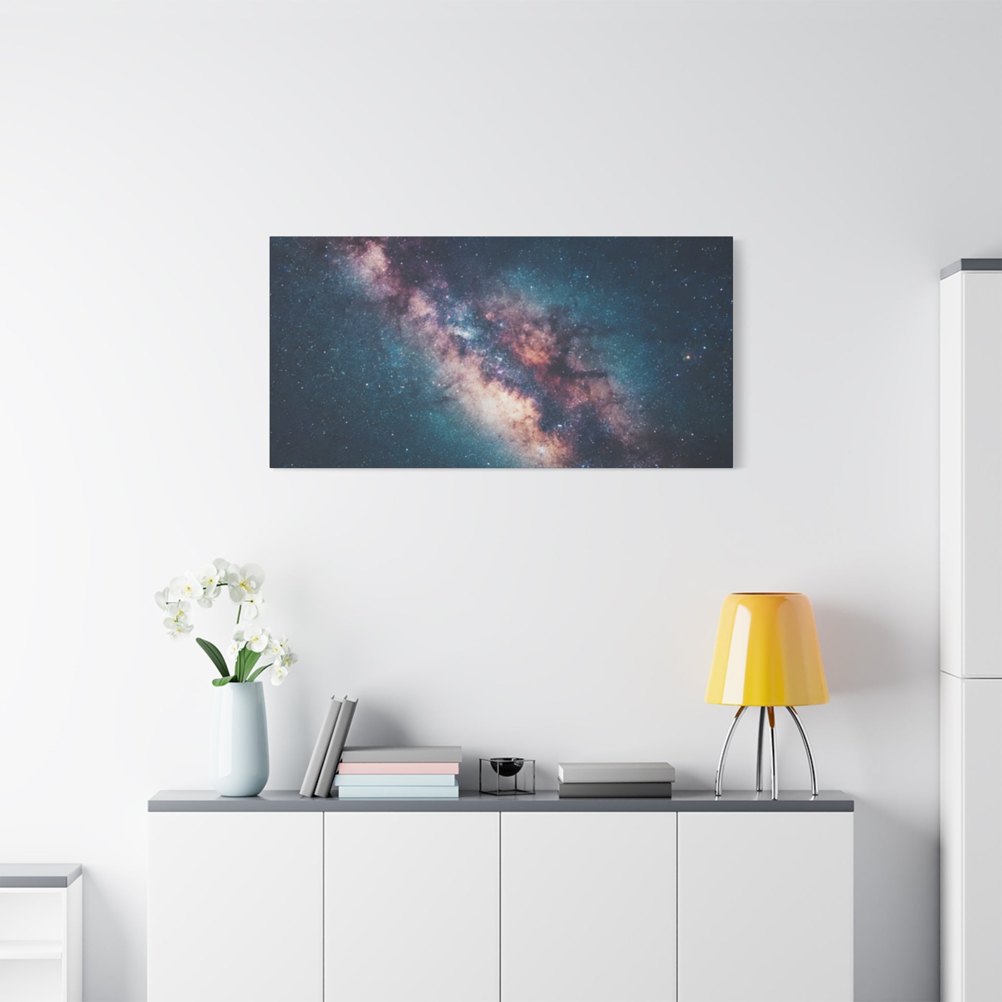 Milky Way Galaxy Canvas Wall Art — Stretched Space Photography Print