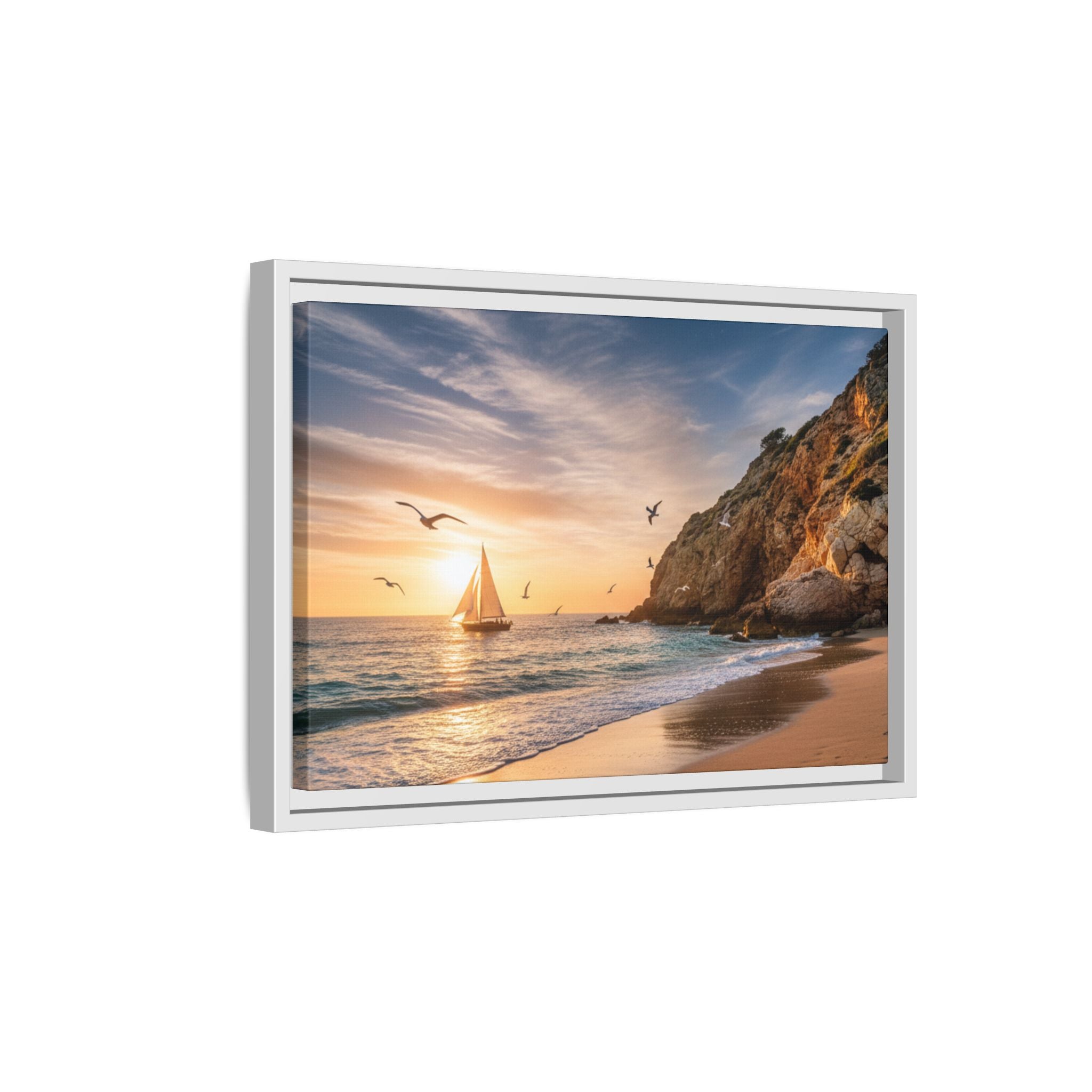 Sunset Sail Beach Landscape - Stunning Image!