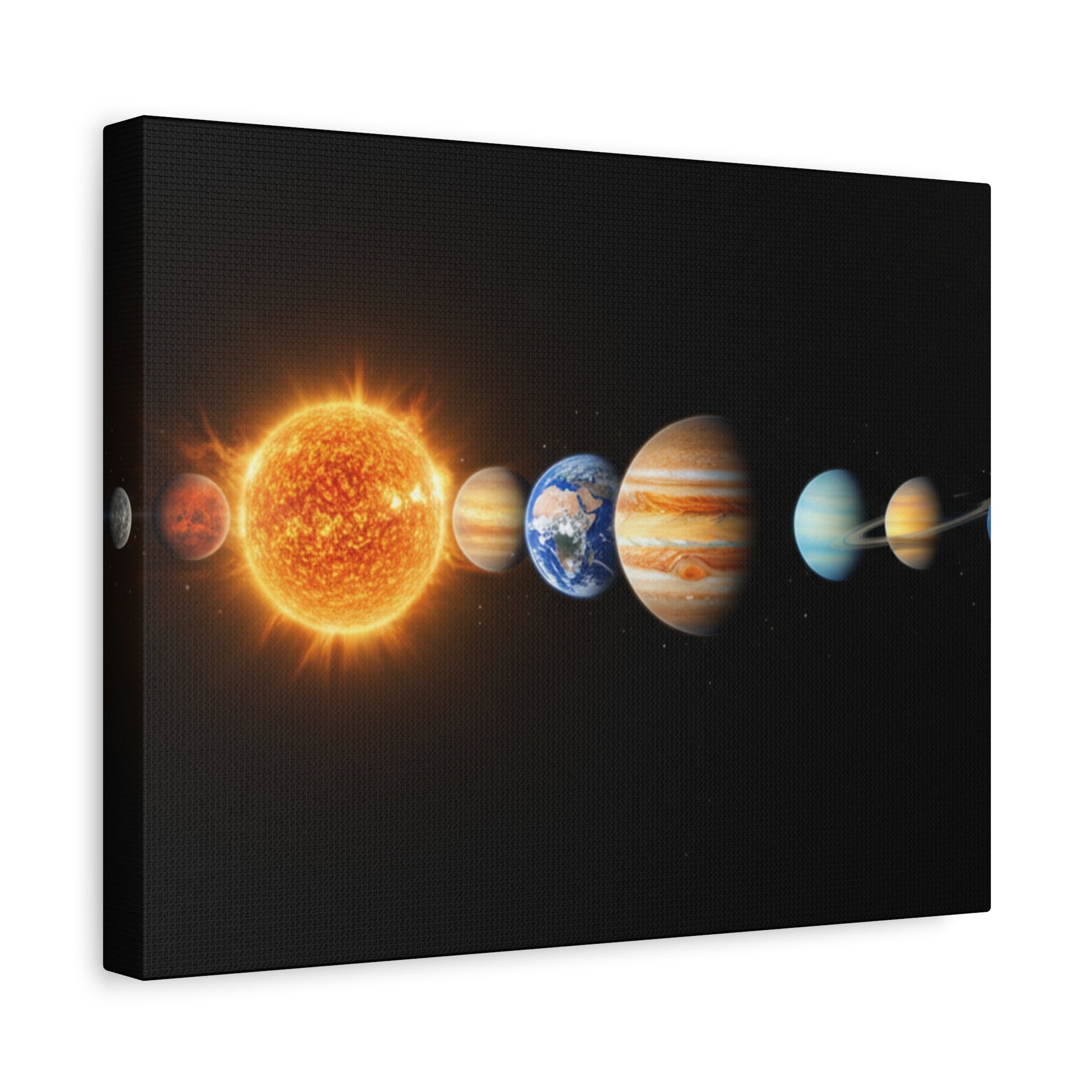 Solar System Stunning Canvas Print — Jaw-Dropping Space Wall Art