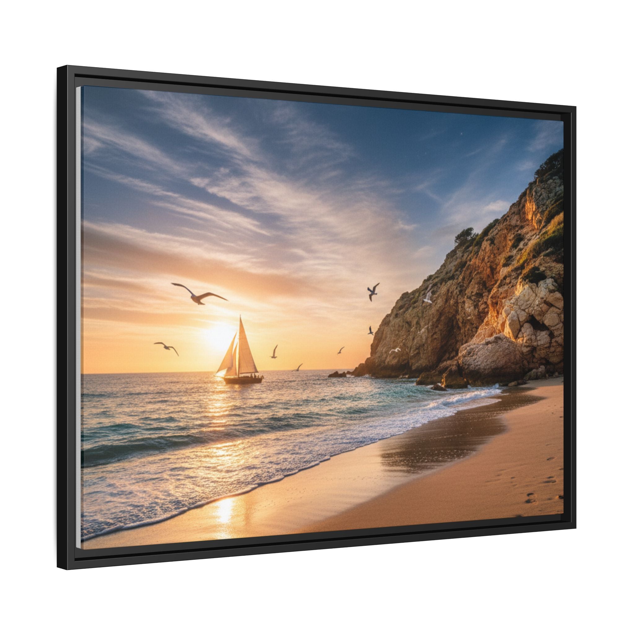 Sunset Sail Beach Landscape - Stunning Image!