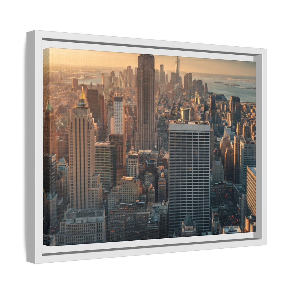 New York City Skyline at Sunset - Framed Art
