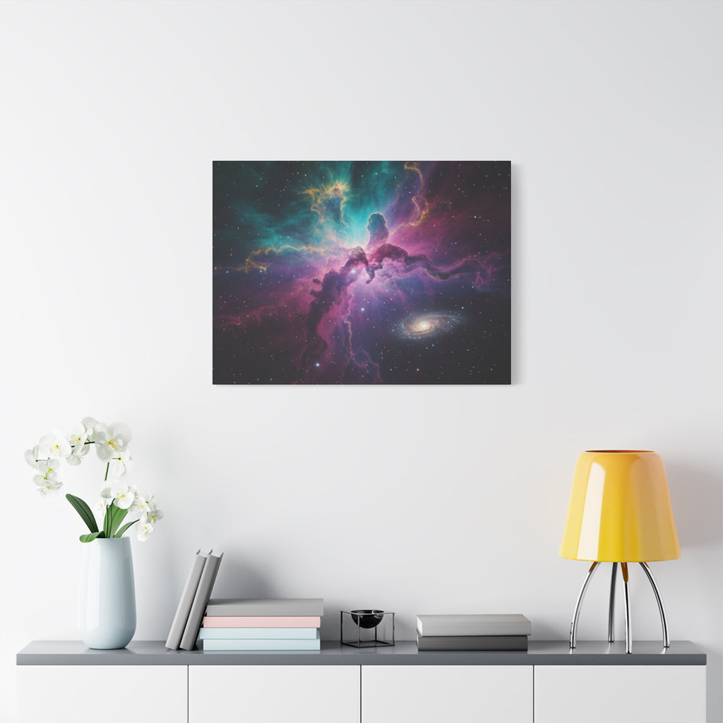 Galaxy Nebula Universe Print — Stretched Space Wall Art (1.25" Depth)