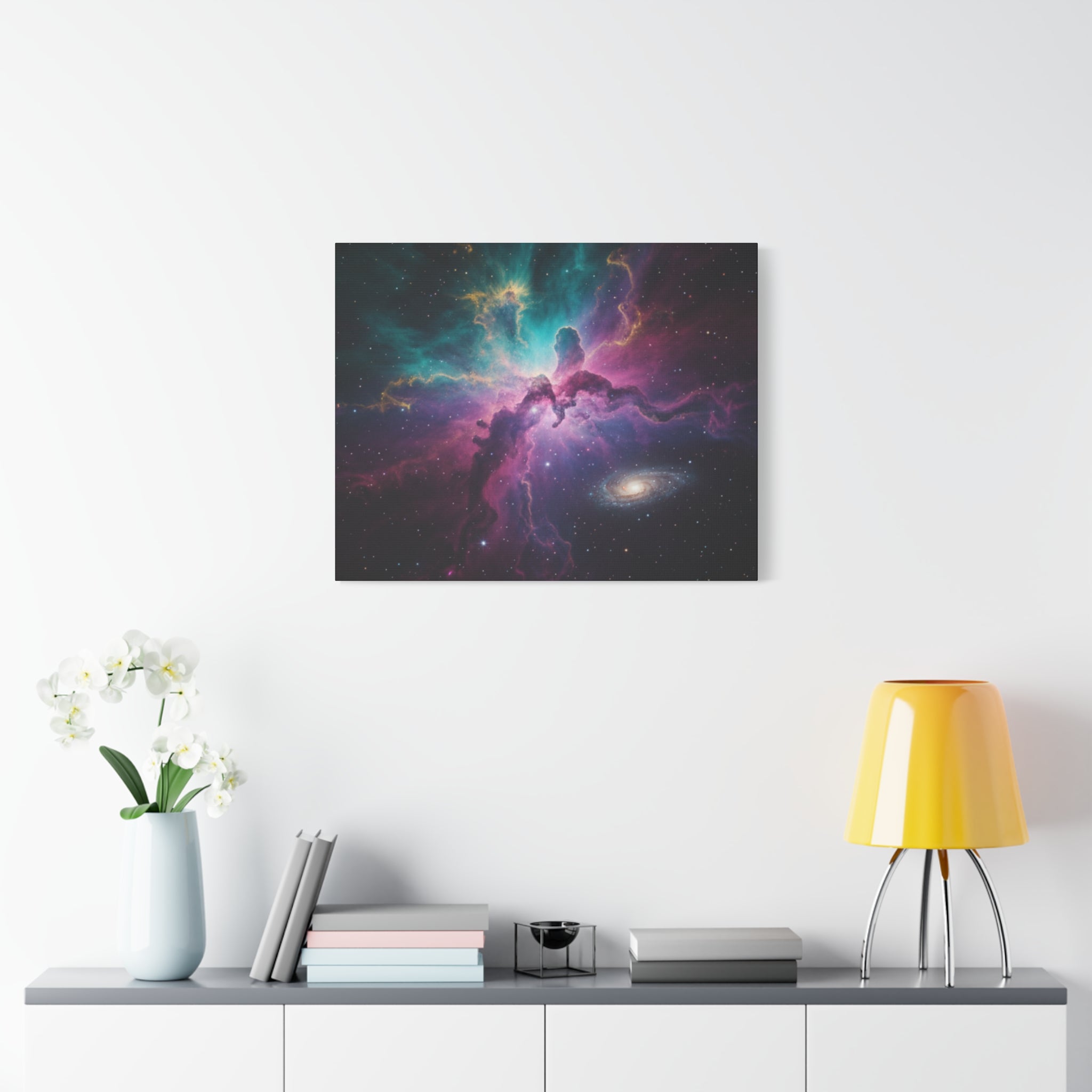 Galaxy Nebula Universe Print — Stretched Space Wall Art (1.25" Depth)