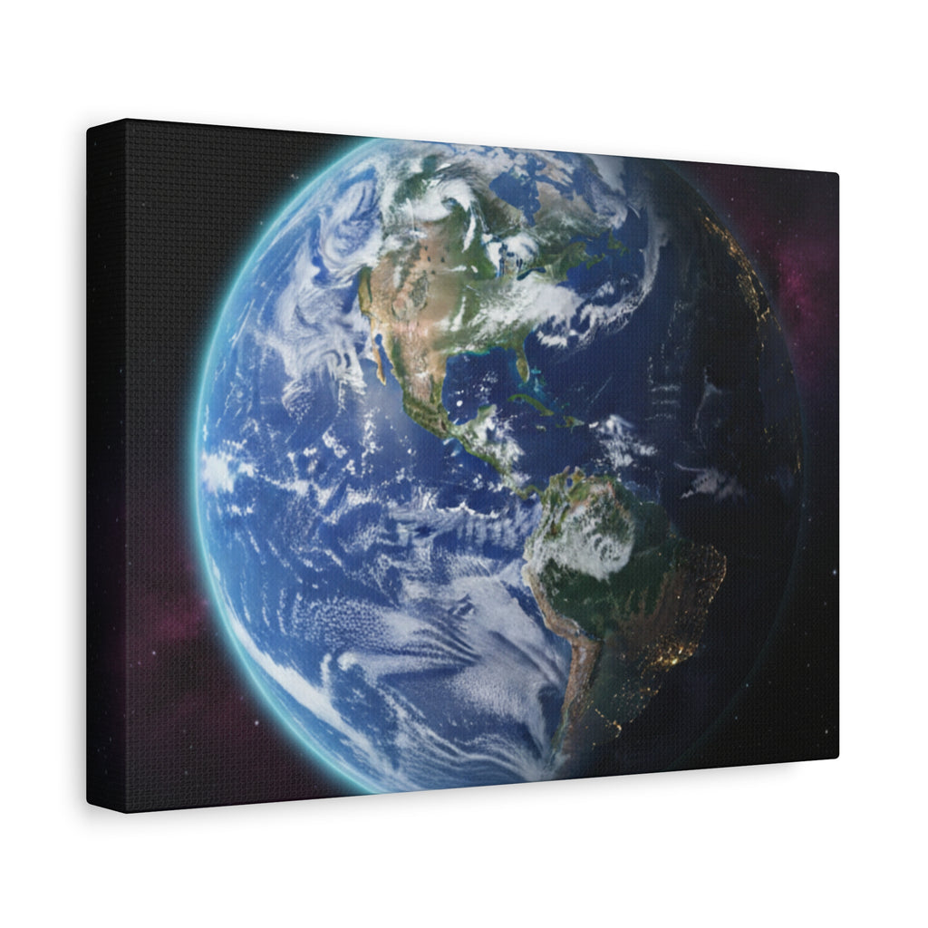 Stunning Earth From Space Wall Art