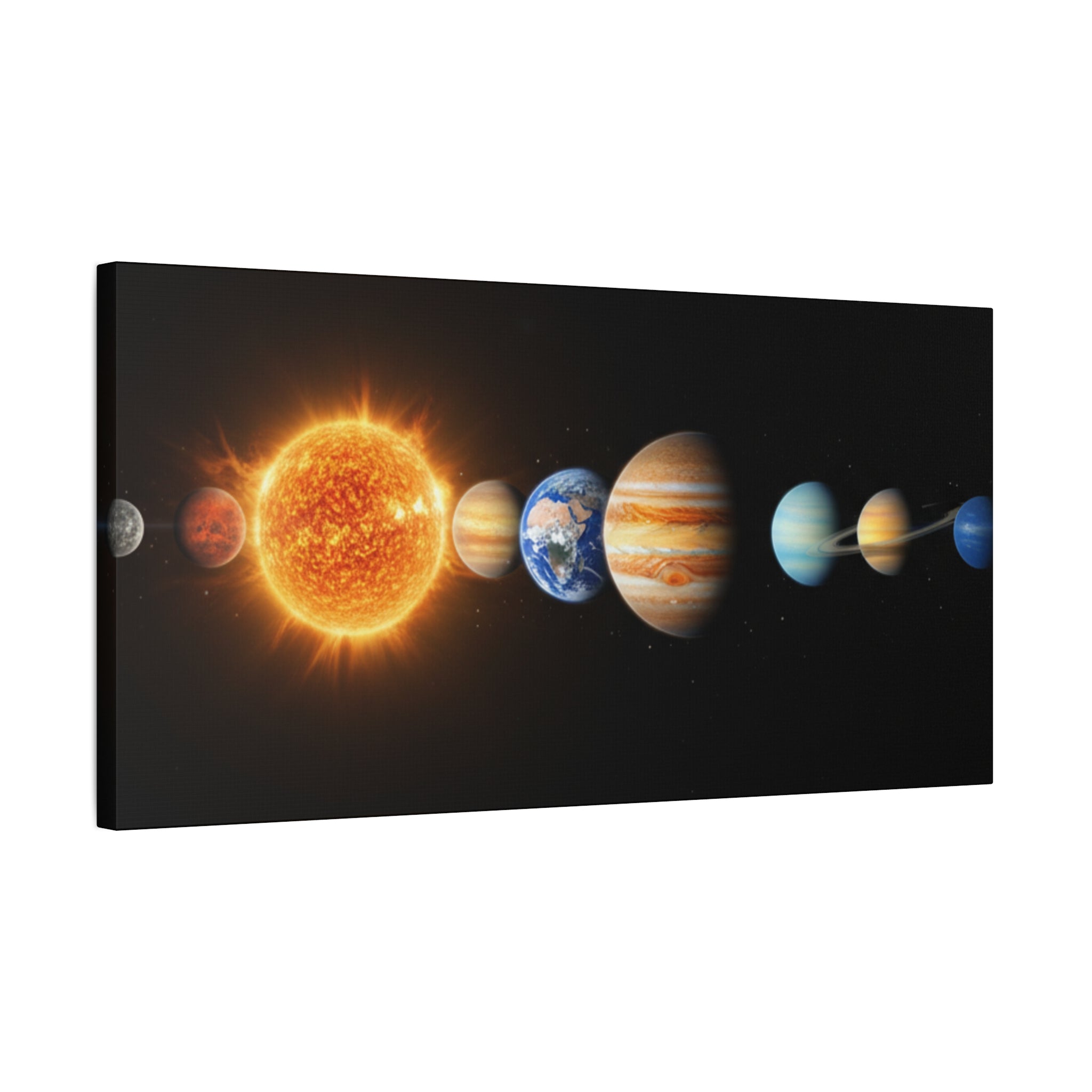 Solar System Stunning Canvas Print — Jaw-Dropping Space Wall Art