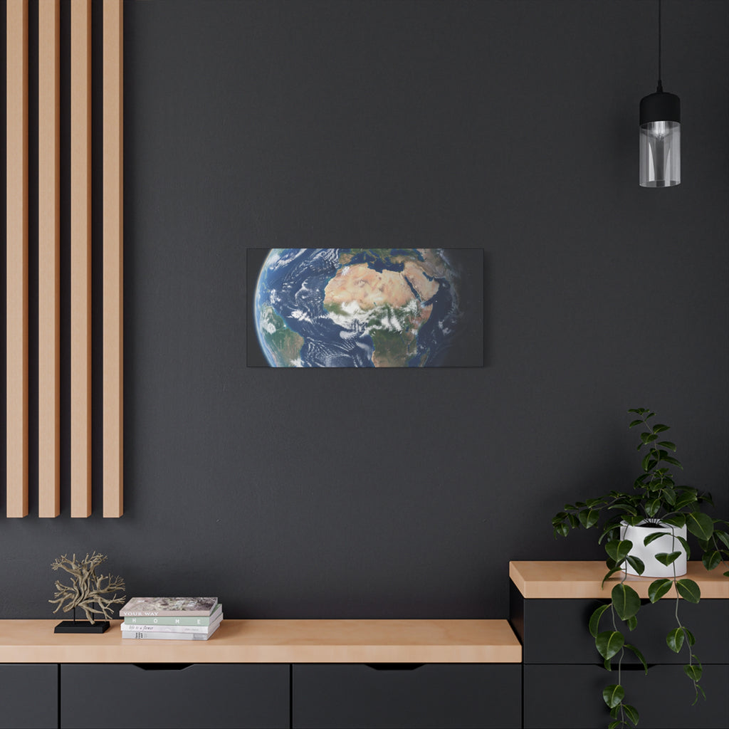Earth from Space Stunning Image — Planet Globe Wall Art, Africa View