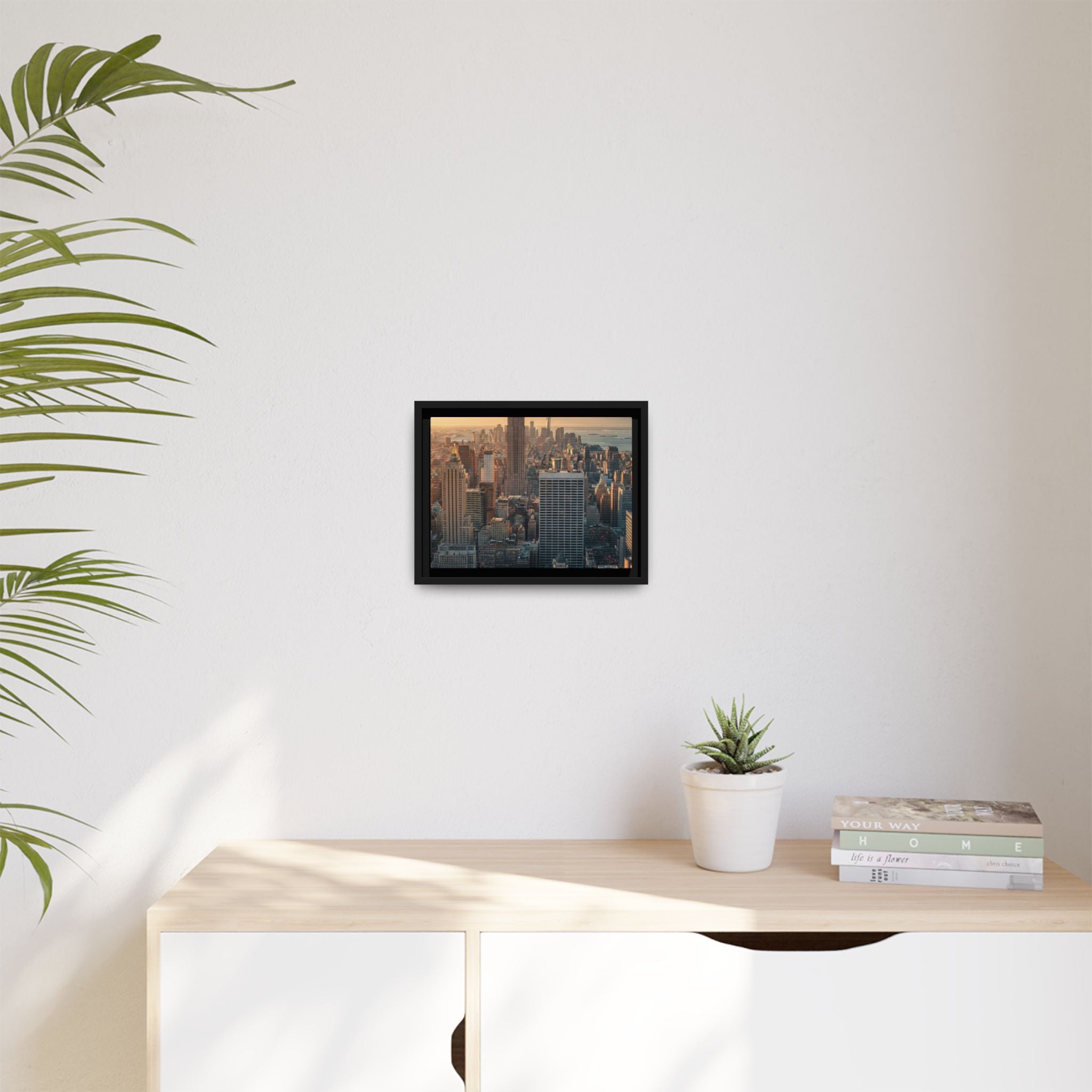 New York City Skyline at Sunset - Framed Art