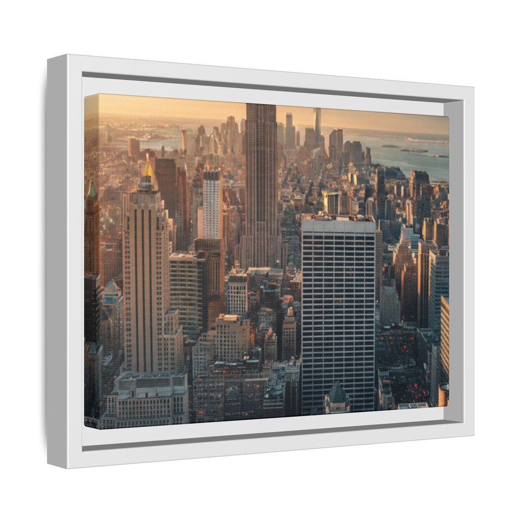 New York City Skyline at Sunset - Framed Art