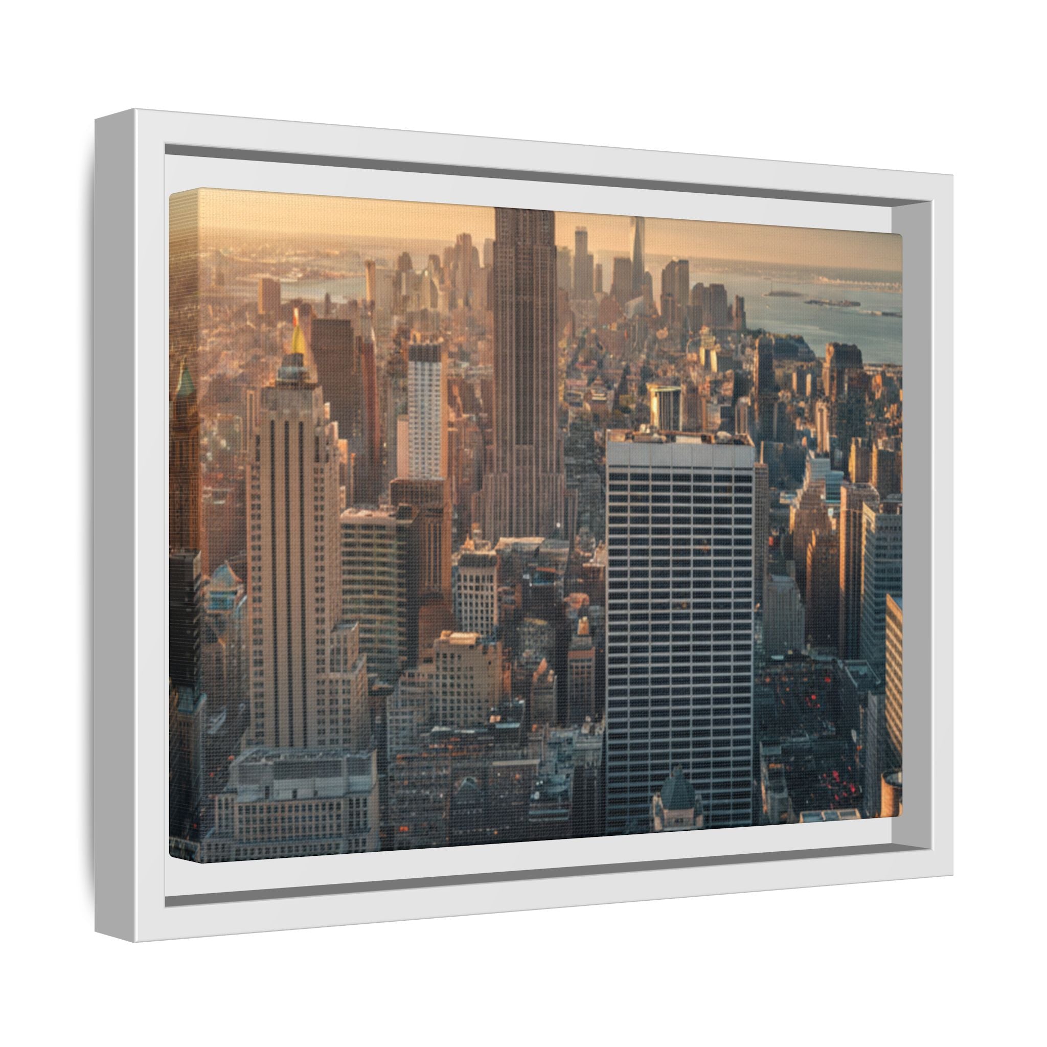 New York City Skyline at Sunset - Framed Art