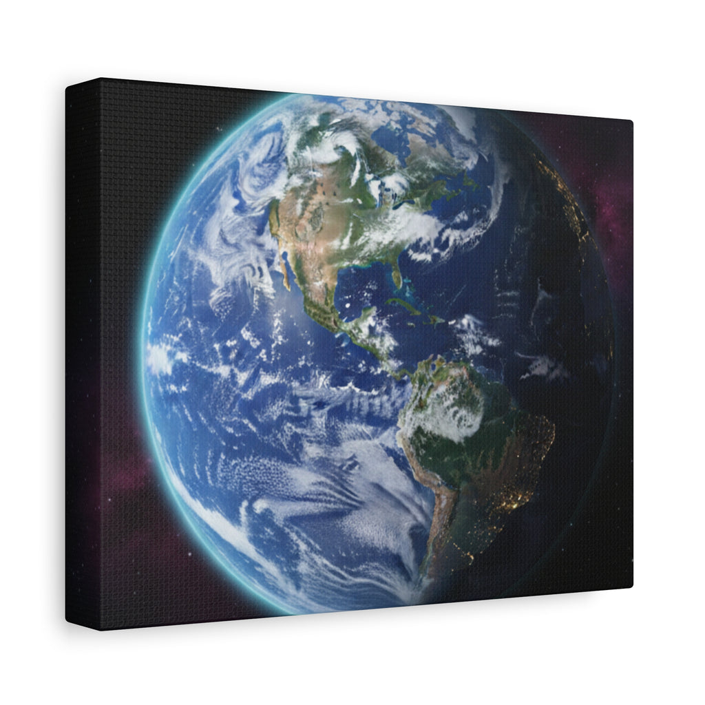 Stunning Earth From Space Wall Art