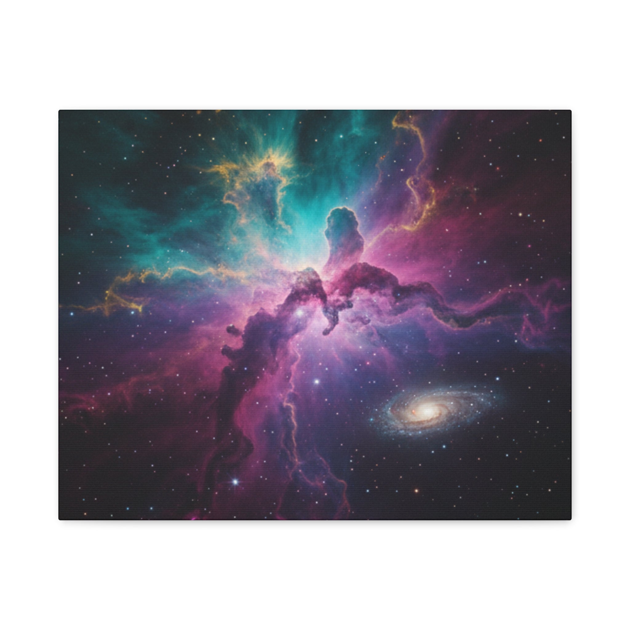 Galaxy Nebula Universe Print — Stretched Space Wall Art (1.25" Depth)