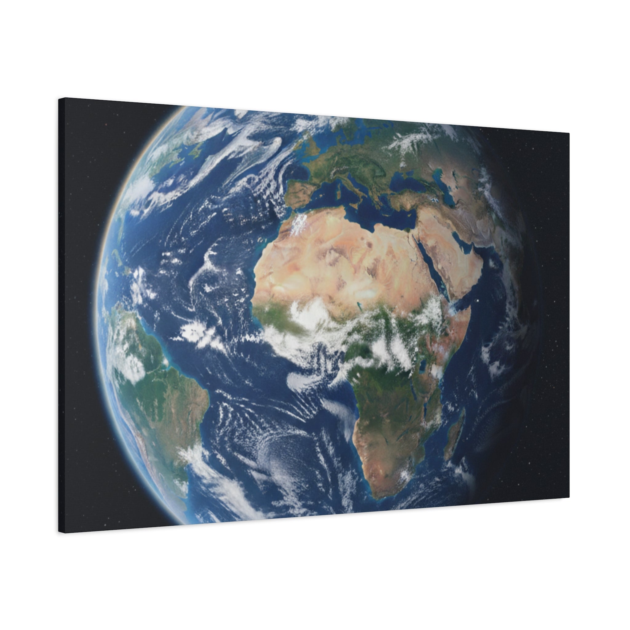 Earth from Space Stunning Image — Planet Globe Wall Art, Africa View