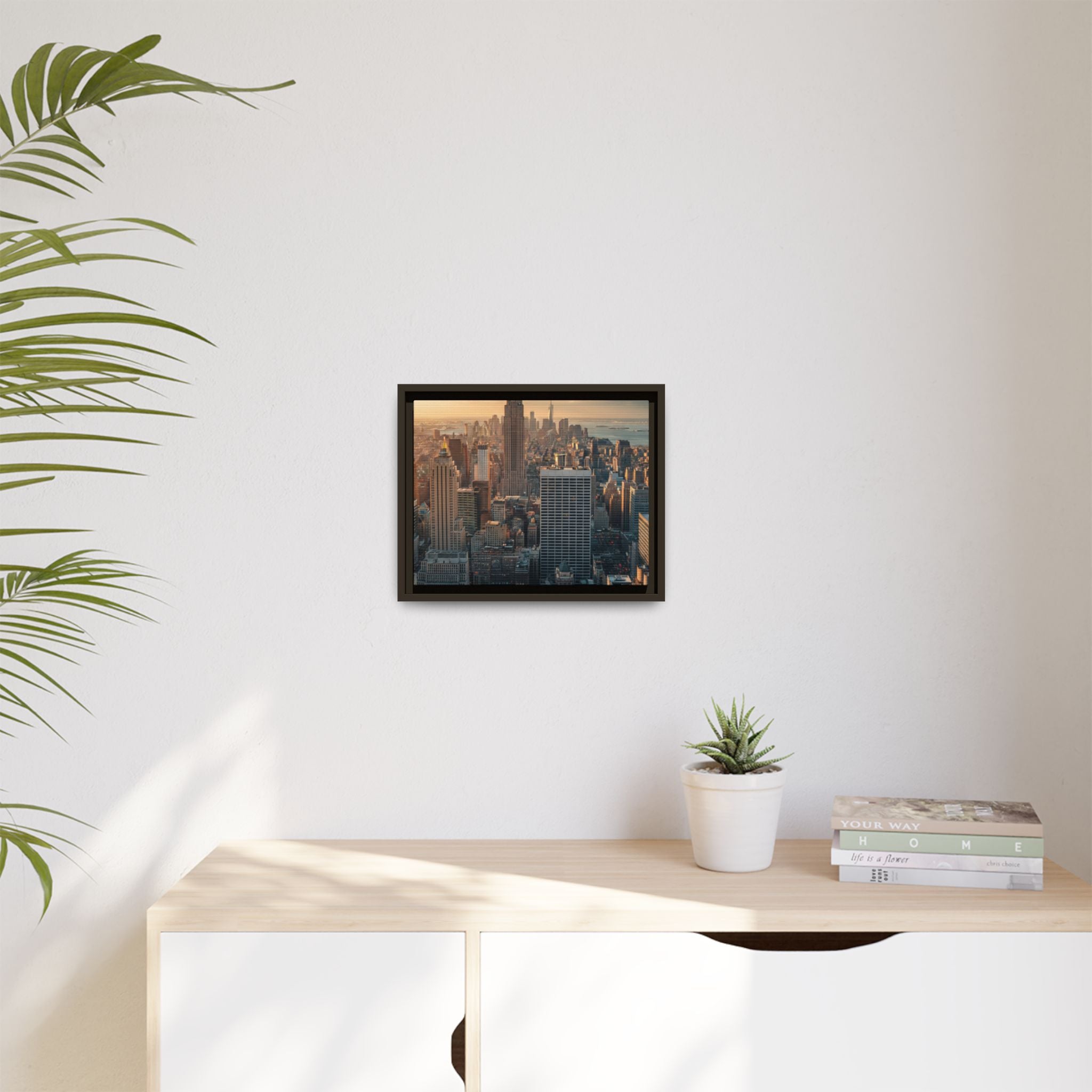 New York City Skyline at Sunset - Framed Art