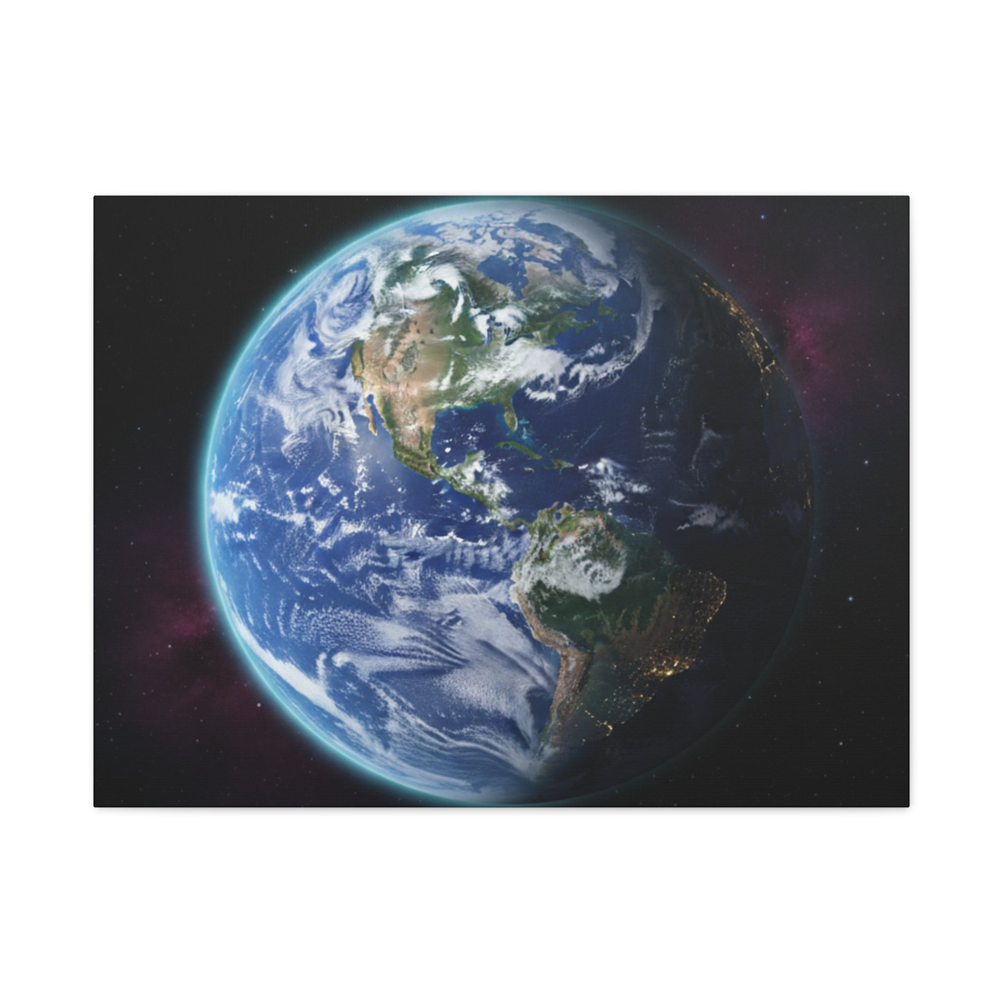 Stunning Earth From Space Wall Art