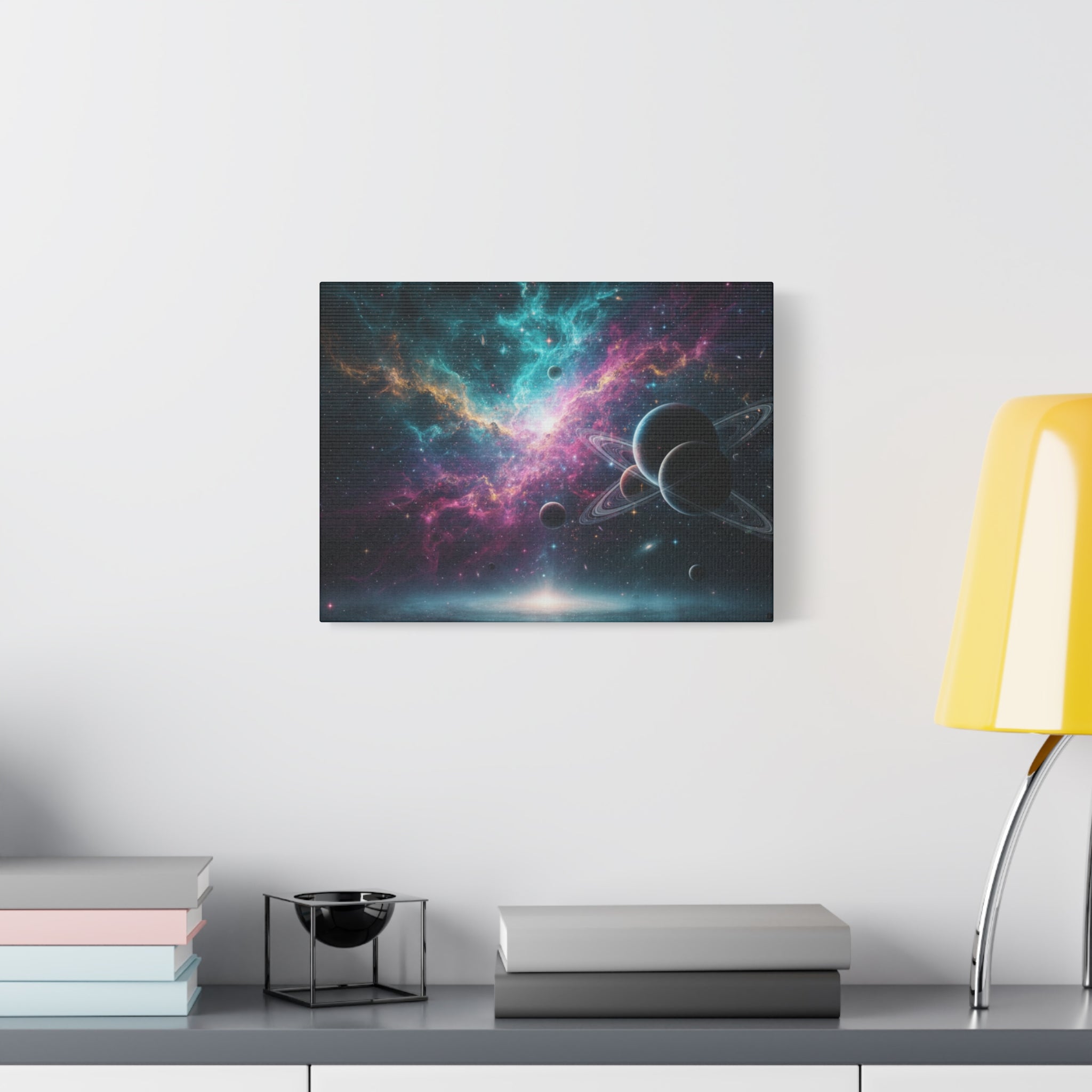 Cosmic Nebula "Stunning" Canvas Print — Galaxy Planets Wall Art