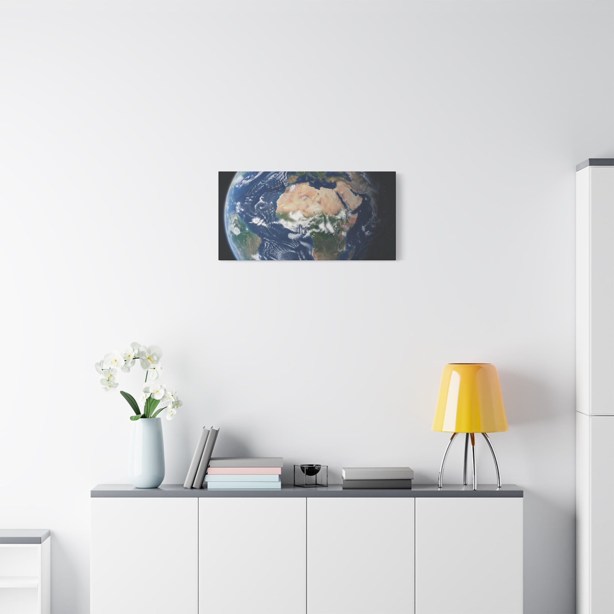 Earth from Space Stunning Image — Planet Globe Wall Art, Africa View