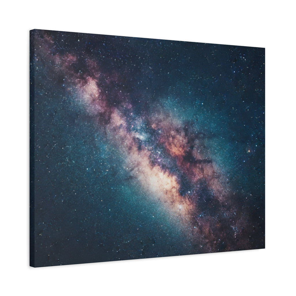 Milky Way Galaxy Canvas Wall Art — Stretched Space Photography Print
