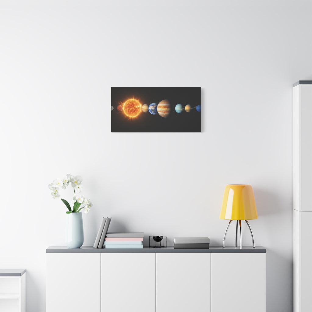 Solar System Stunning Canvas Print — Jaw-Dropping Space Wall Art