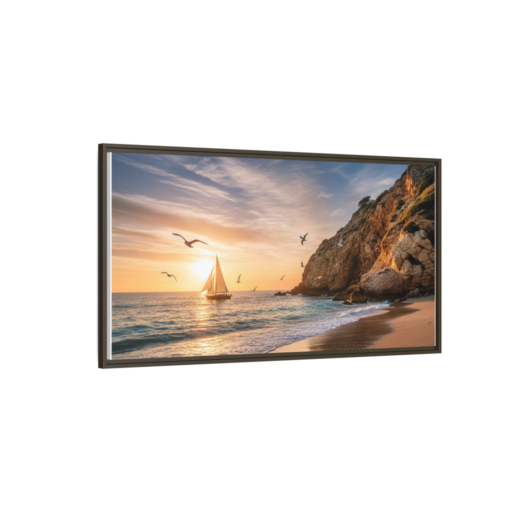 Sunset Sail Beach Landscape - Stunning Image!