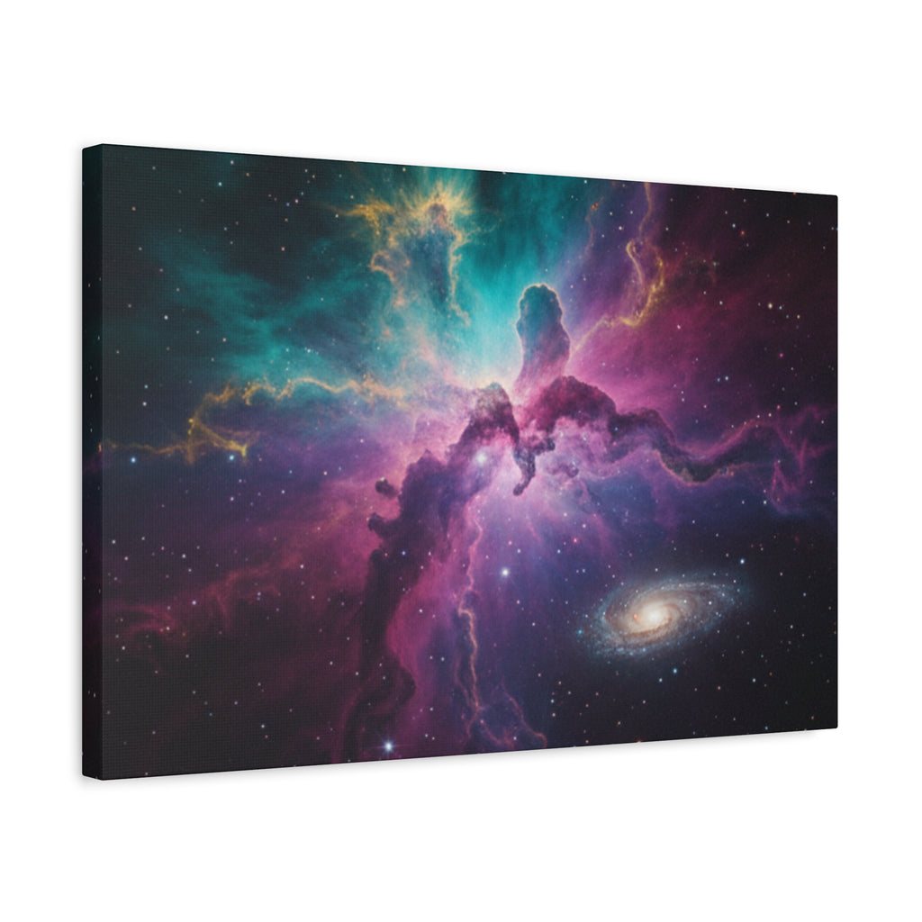 Galaxy Nebula Universe Print — Stretched Space Wall Art (1.25" Depth)