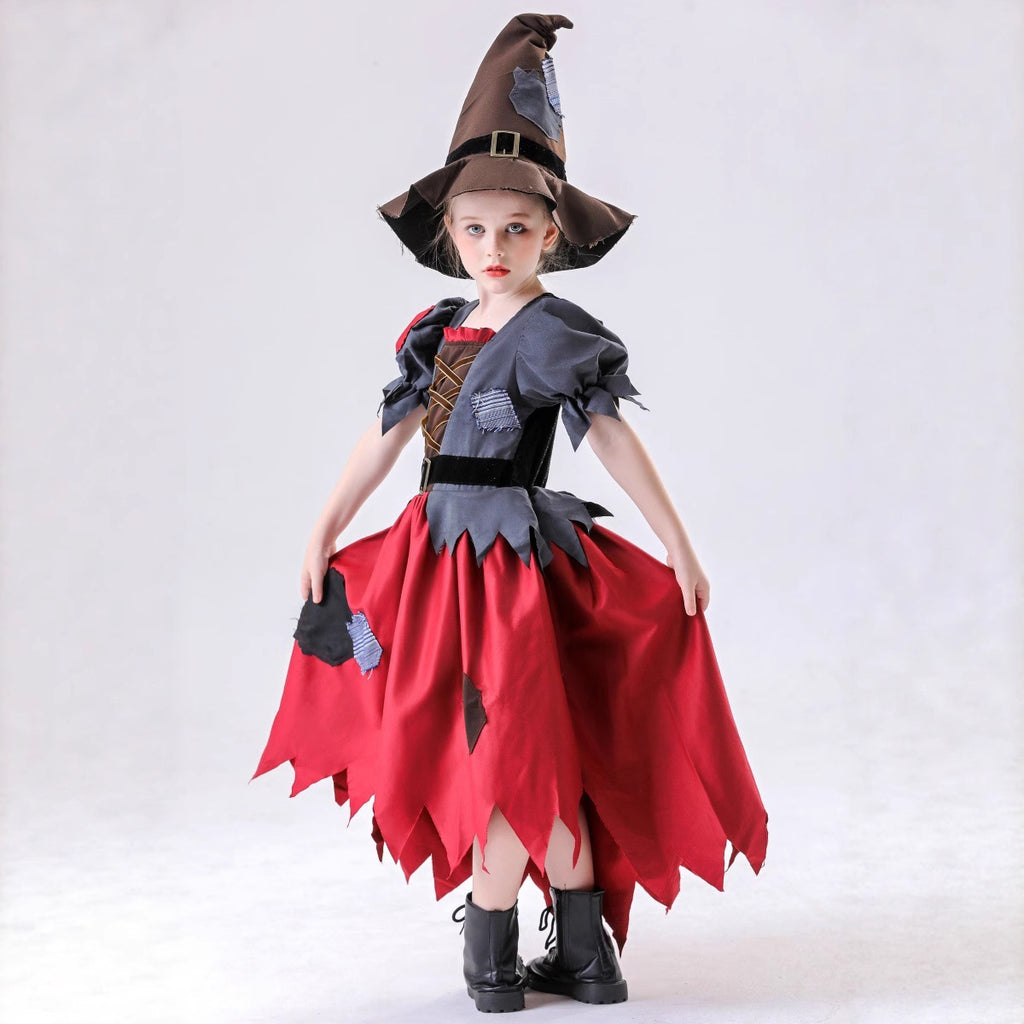 Children's werewolf role-playing Halloween party costume