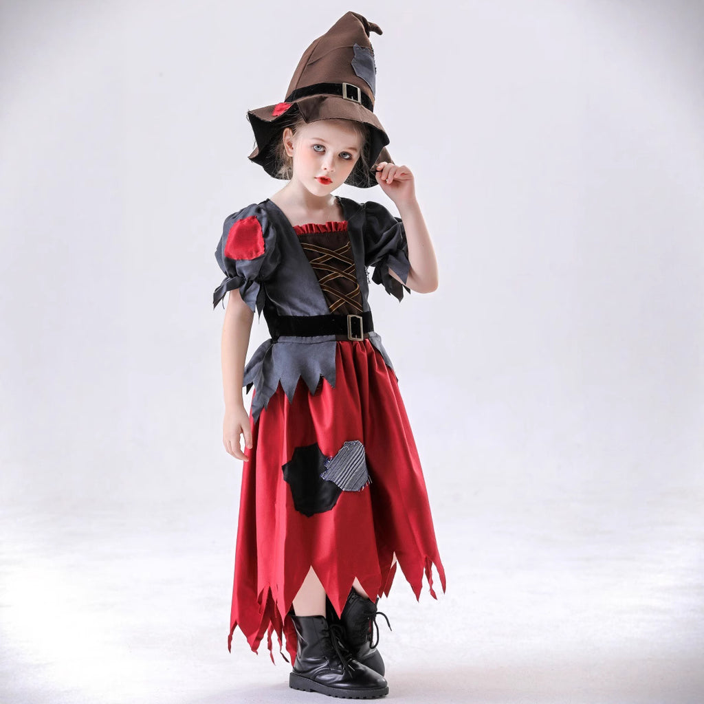Children's werewolf role-playing Halloween party costume