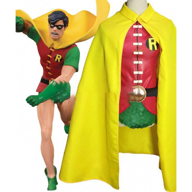 DC Comics Robin Costume Outfit Marvel Robin Halloween Stage Costume
