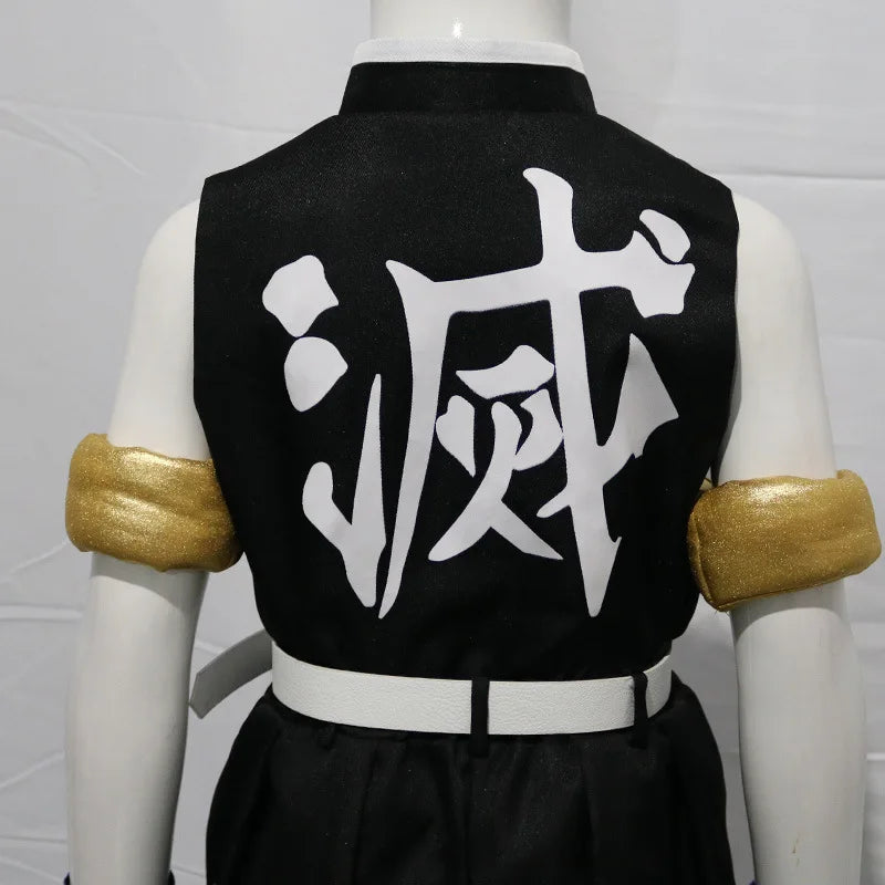 Anime Uzui Tengen Full Set for Kids Boys Girls Halloween Christmas Party Cosplay Costumes Gift for Kid