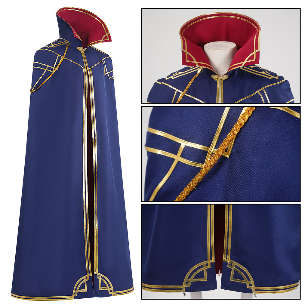 Battlefield Cosplay Caitlyn Blue Cloak Costume Women's Halloween Costume