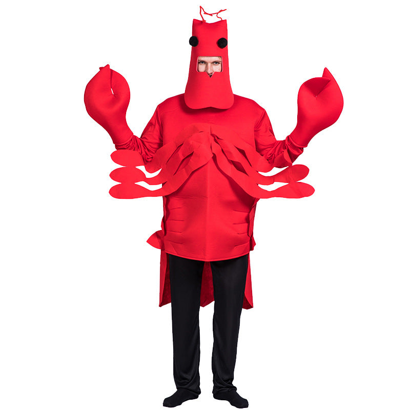 Stage props performance costume red lobster cosplay Halloween party