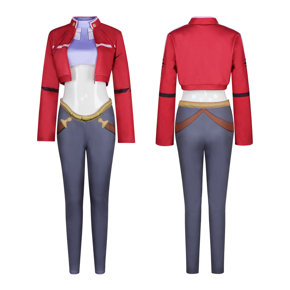 Elastic Speed Cosplay Costume Noa Anime Character Halloween Stage Performance